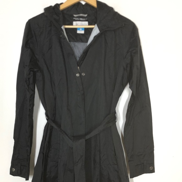 Columbia Jacket Belted Black L - Picture 1 of 8